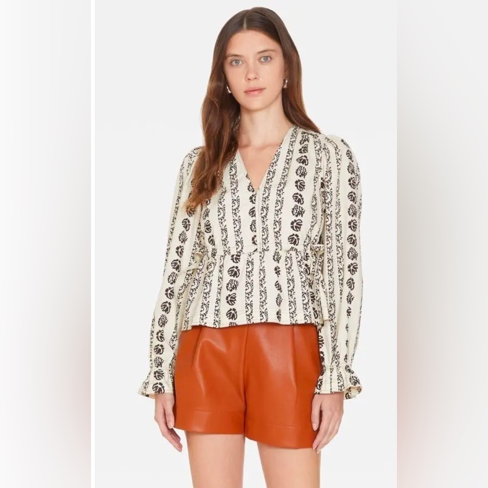 NWT Marie Oliver Morgan Top Ivy Rows XXS